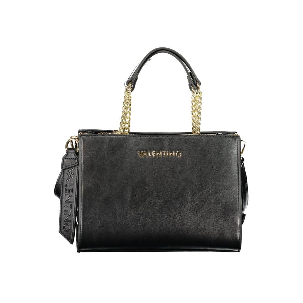 Mario Valentino Black Polyurethane Women's Handbag