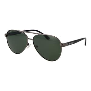 Replay Gray Metal Sunglasses