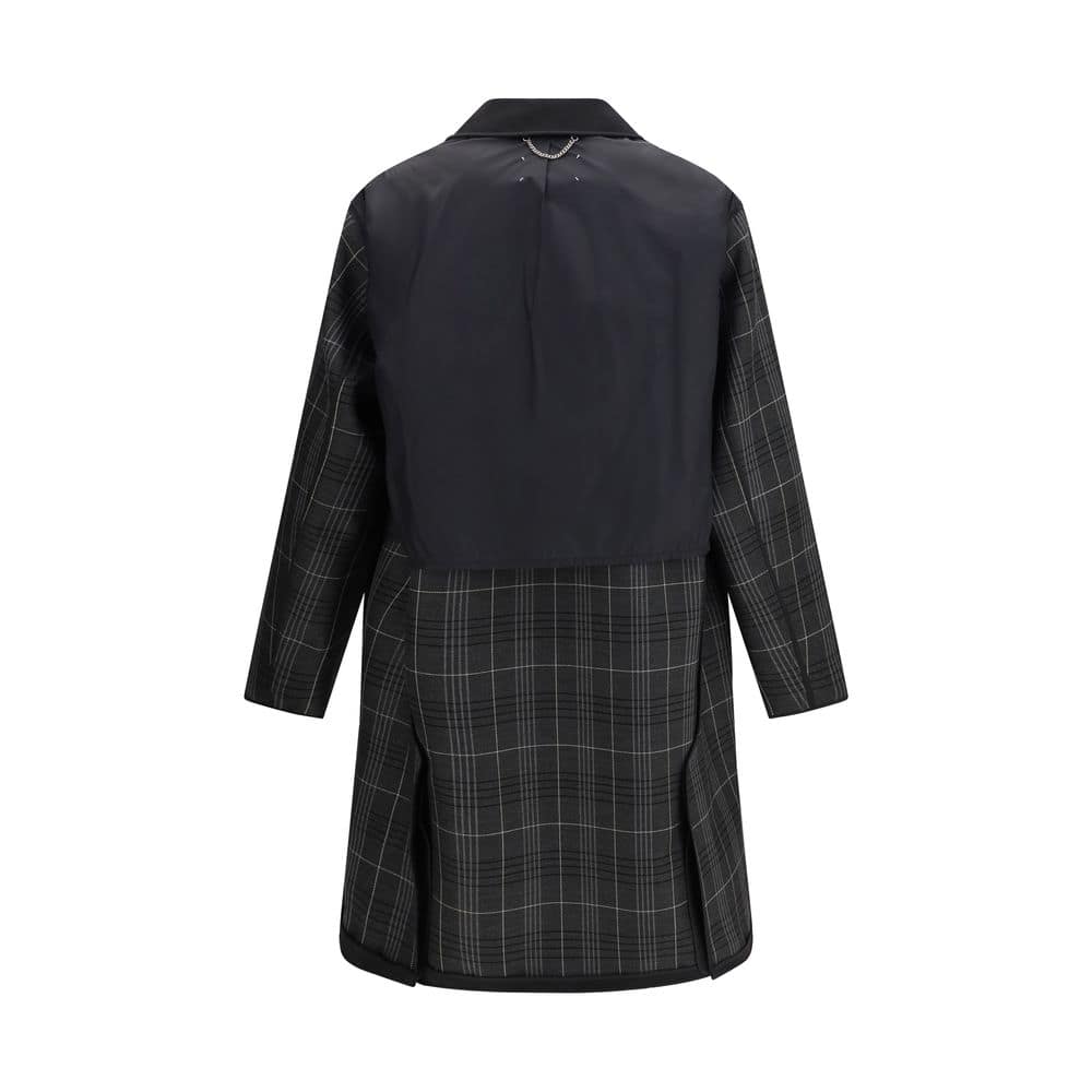 Maison Margiela Black Polyester Coat - Image 2