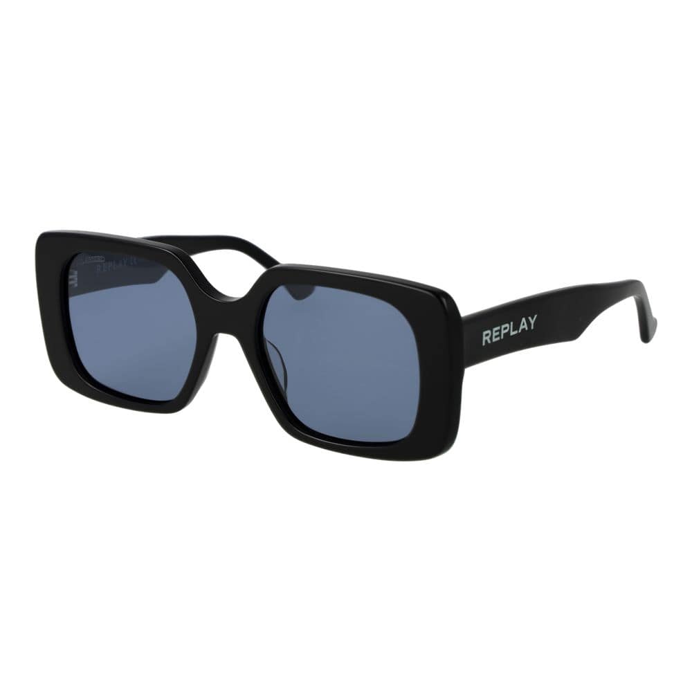 Replay Black Acetate Sunglasses