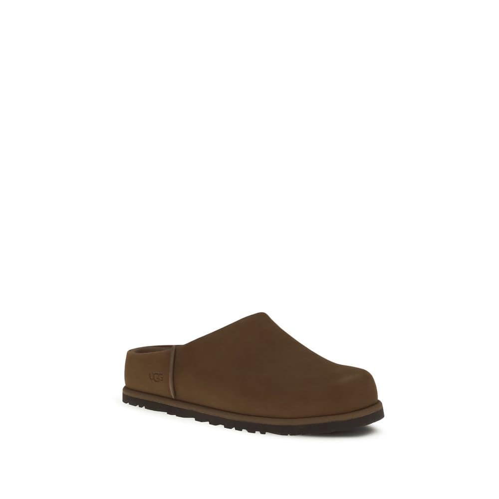 UGG Brown Calf Leather Bos Taurus Clogs - Image 2