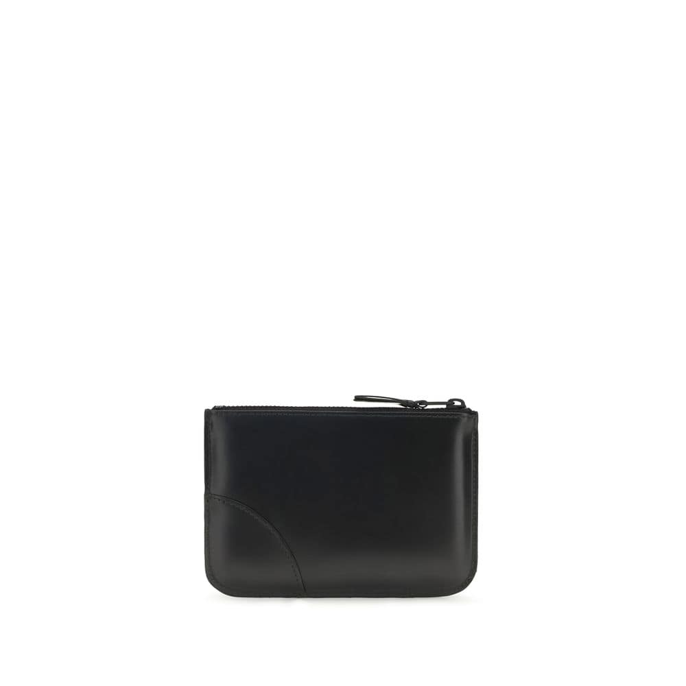 Comme Des Garçons Black Calf Leather Bos Taurus Wallet - Image 2
