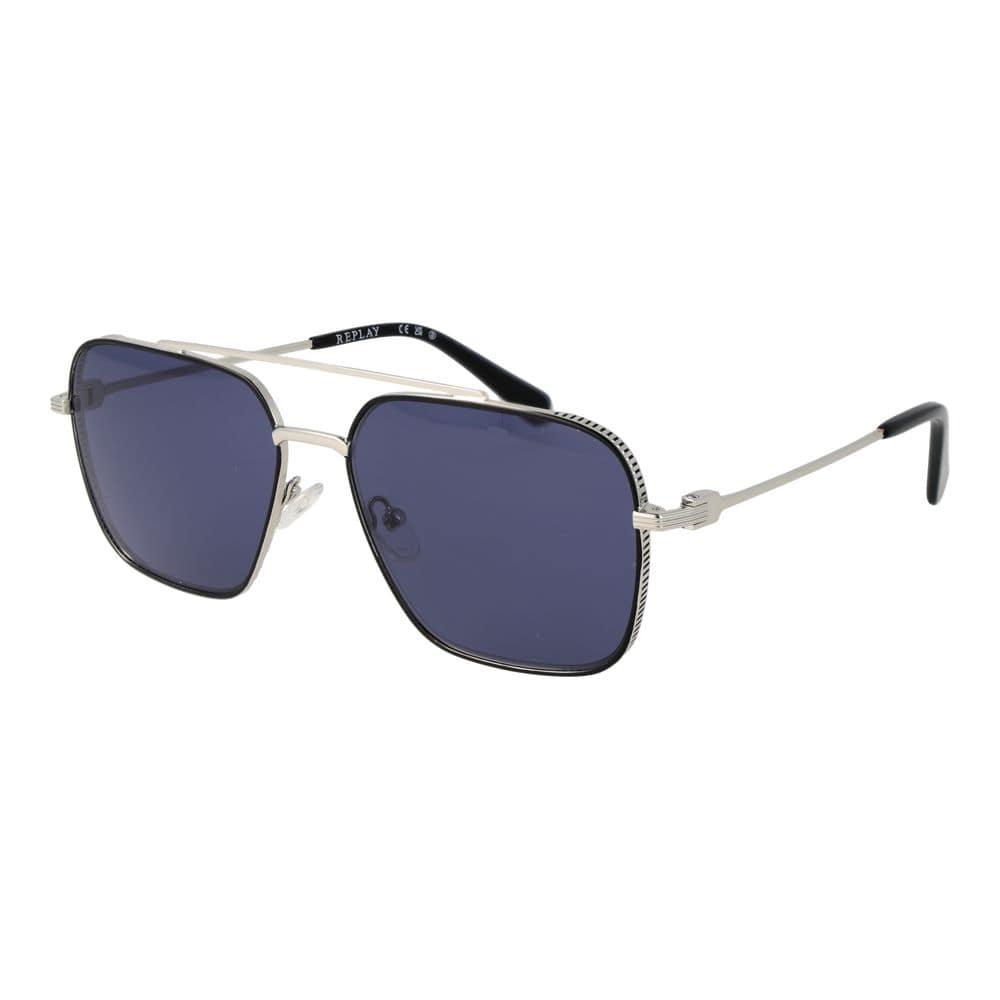 Replay Silver Metal Sunglasses