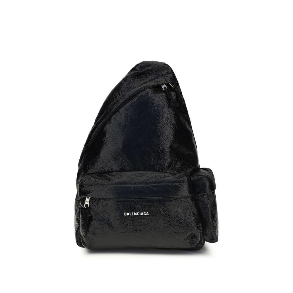 Balenciaga Black Nylon Backpack