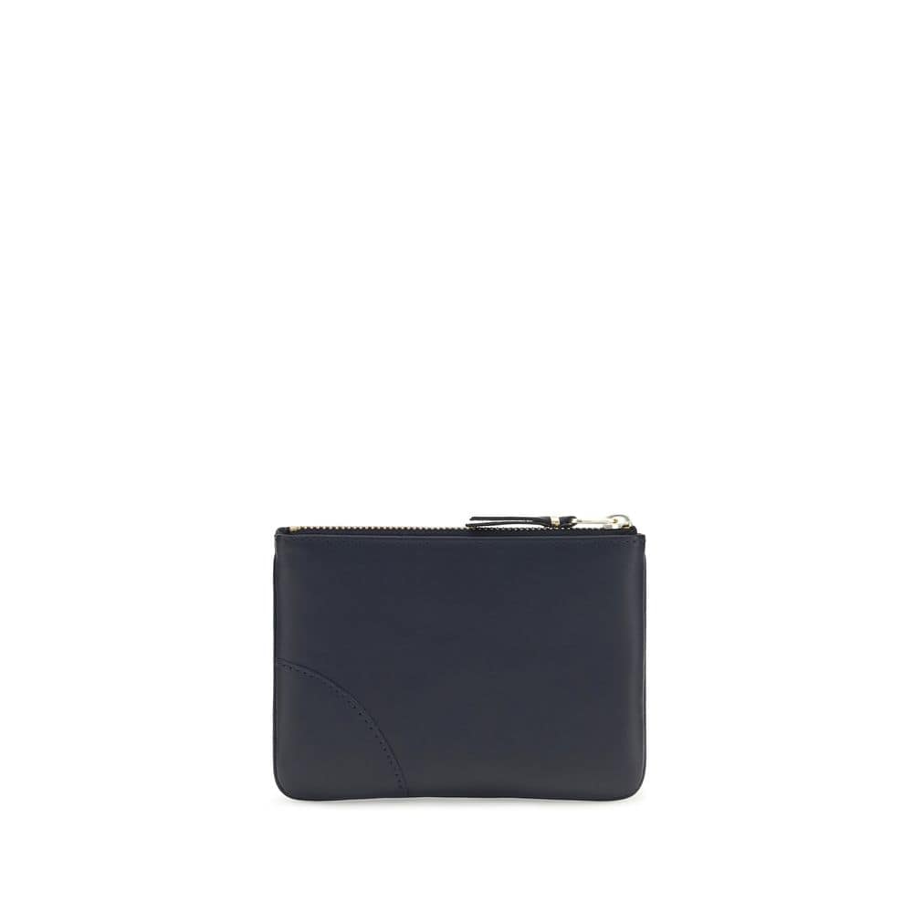 Comme Des Garçons Blue Calf Leather Bos Taurus Wallet - Image 2