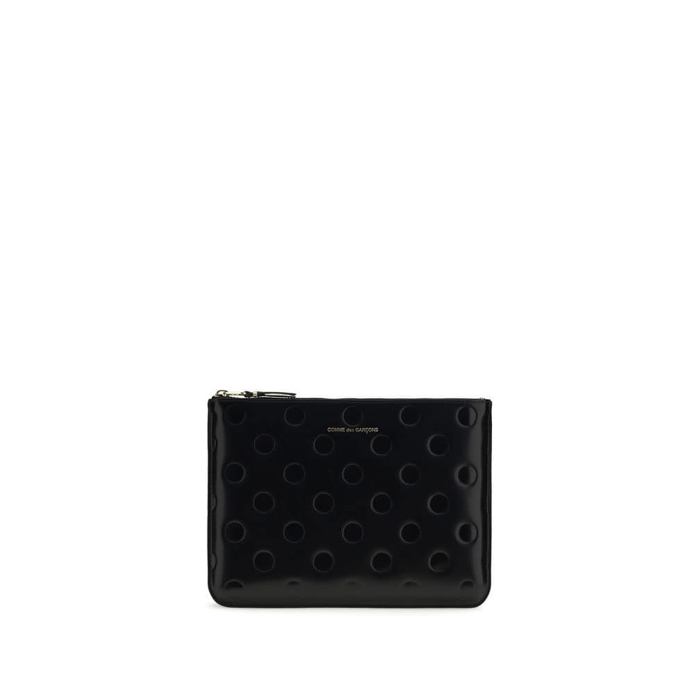 Comme Des Garçons Black Calf Leather Bos Taurus Wallet