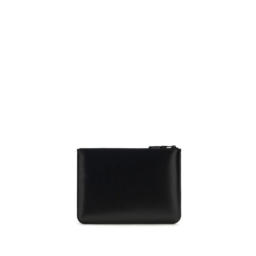 Comme Des Garçons Black Calf Leather Bos Taurus Wallet - Image 2