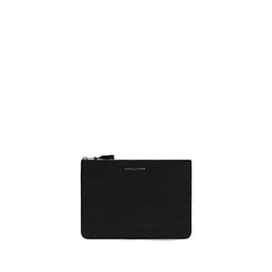 Comme Des Garçons Black Calf Leather Bos Taurus Wallet