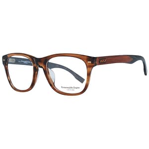 Ermenegildo Zegna Brown Plastic Glasses (Frames)