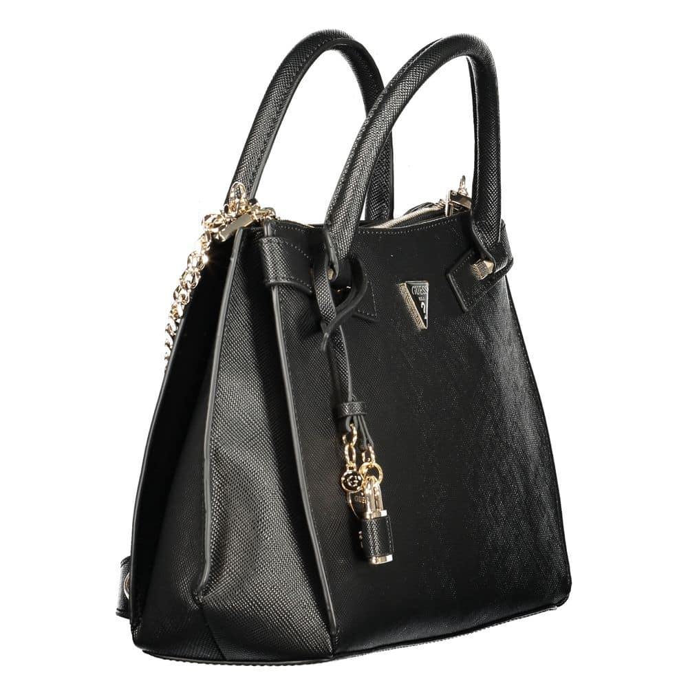 Guess Jeans Black Polyurethane Women Handbag - Image 3