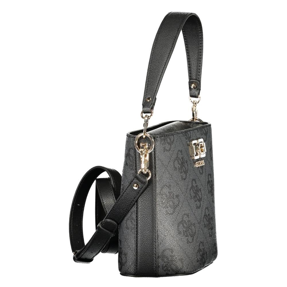 Guess Jeans Black Polyurethane Women Handbag - Image 3