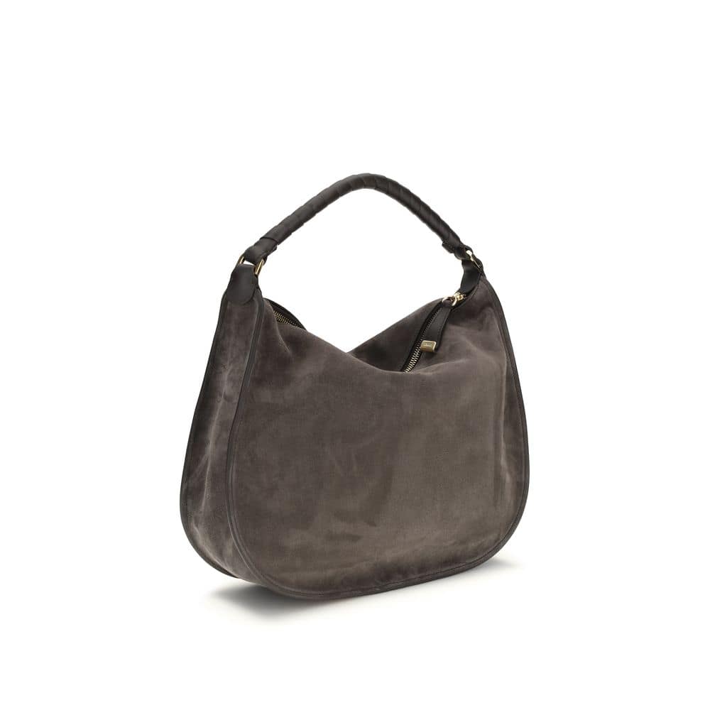 ChloƩ Brown Calf Leather Bos Taurus Shoulder Bag - Image 3