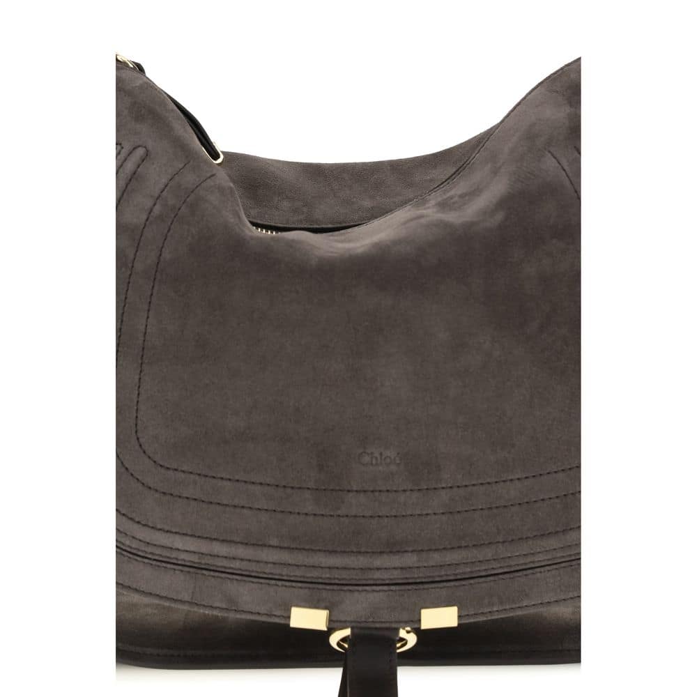 ChloƩ Brown Calf Leather Bos Taurus Shoulder Bag - Image 4