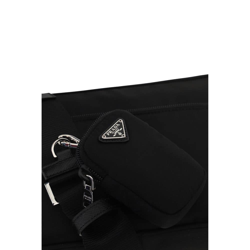Prada Black Nylon Shoulder Bag - Image 4
