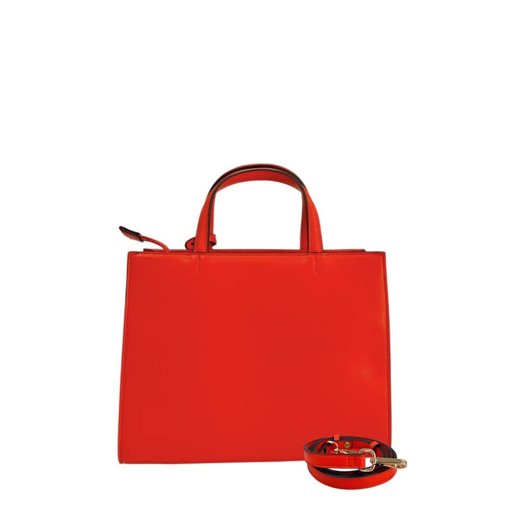 Twinset Orange Faux Leather Women Handbag - Image 3