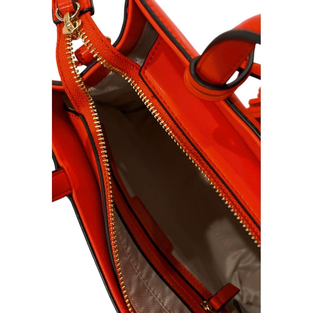 Twinset Orange Faux Leather Women Handbag - Image 6