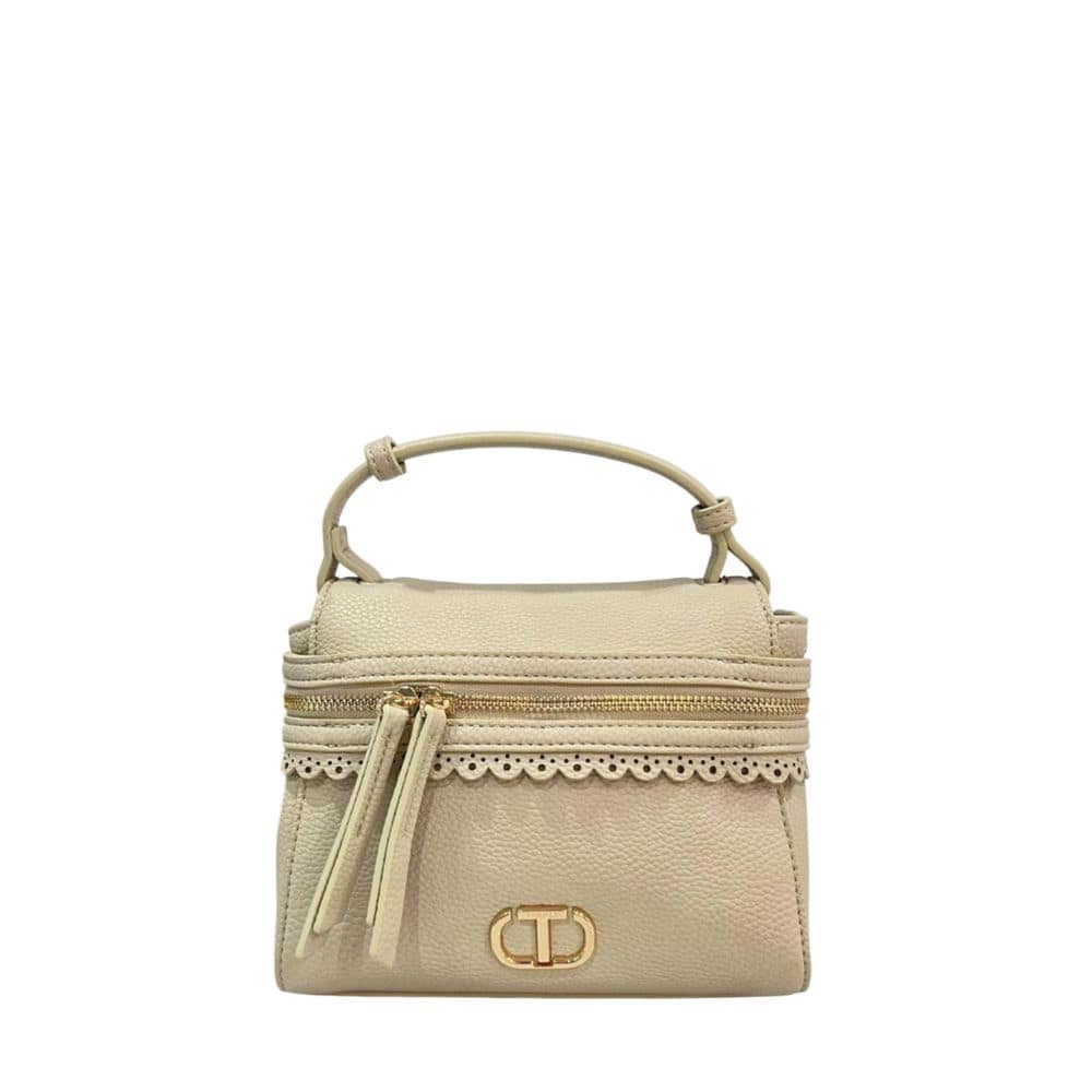 Twinset Beige Polyethylene Shoulder Bag