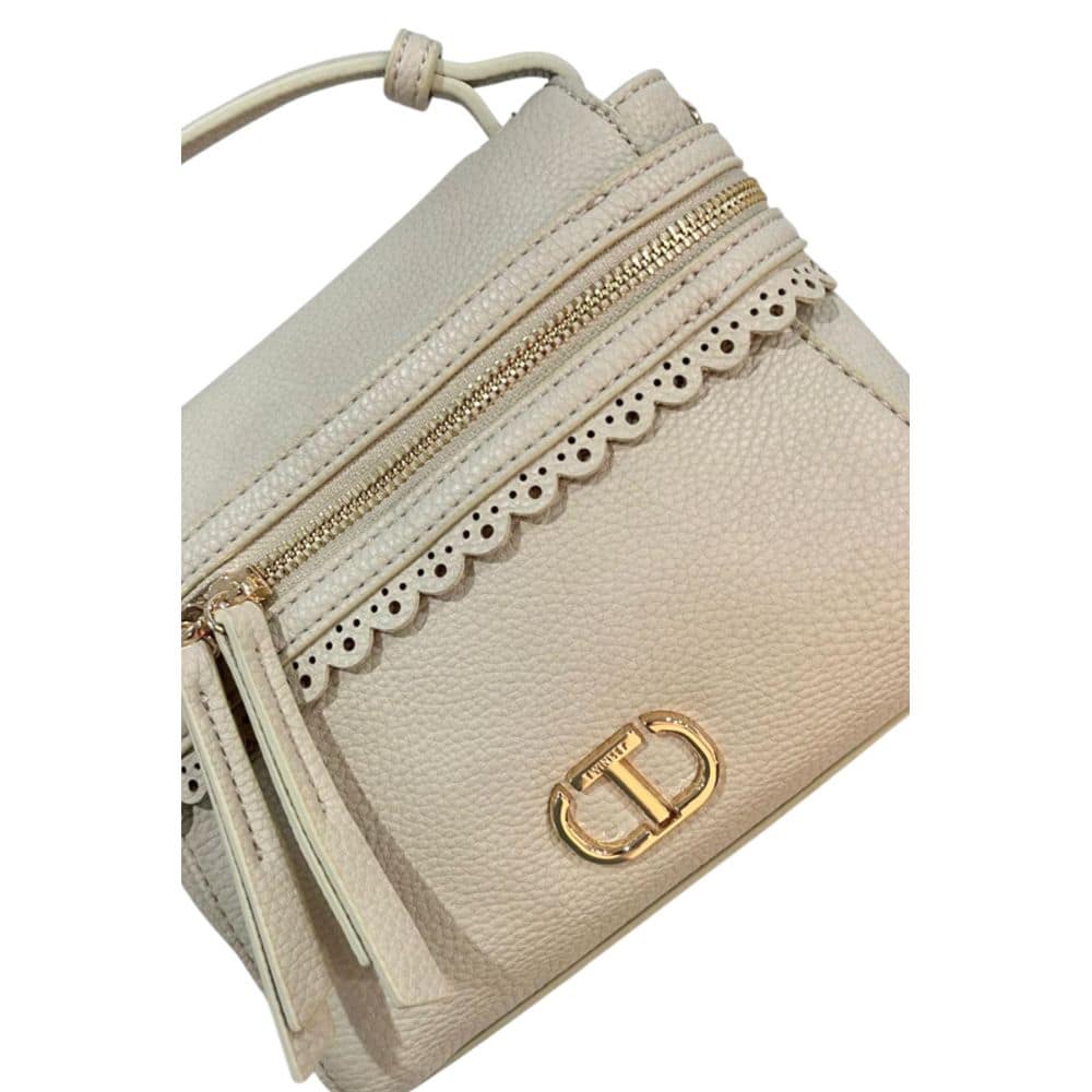 Twinset Beige Polyethylene Shoulder Bag - Image 5