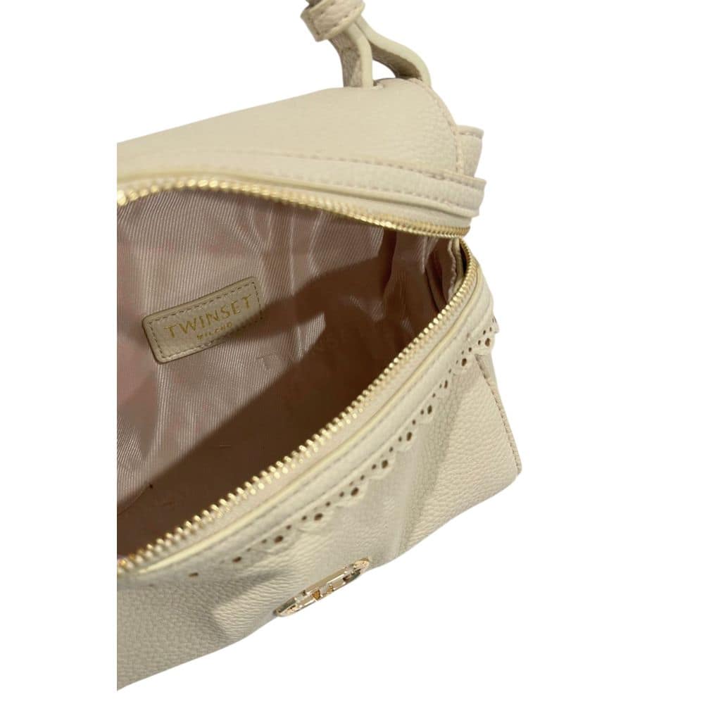 Twinset Beige Polyethylene Shoulder Bag - Image 6