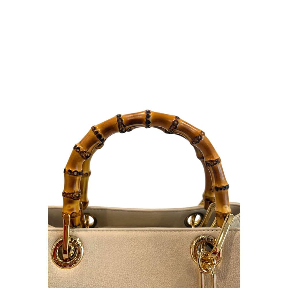 Twinset Beige PU Women Handbag - Image 5