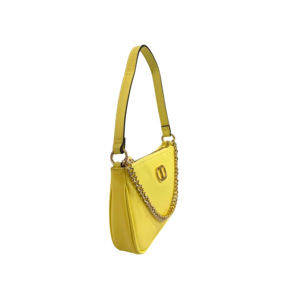 Twinset Yellow PU Women Shoulder Bag - Image 2