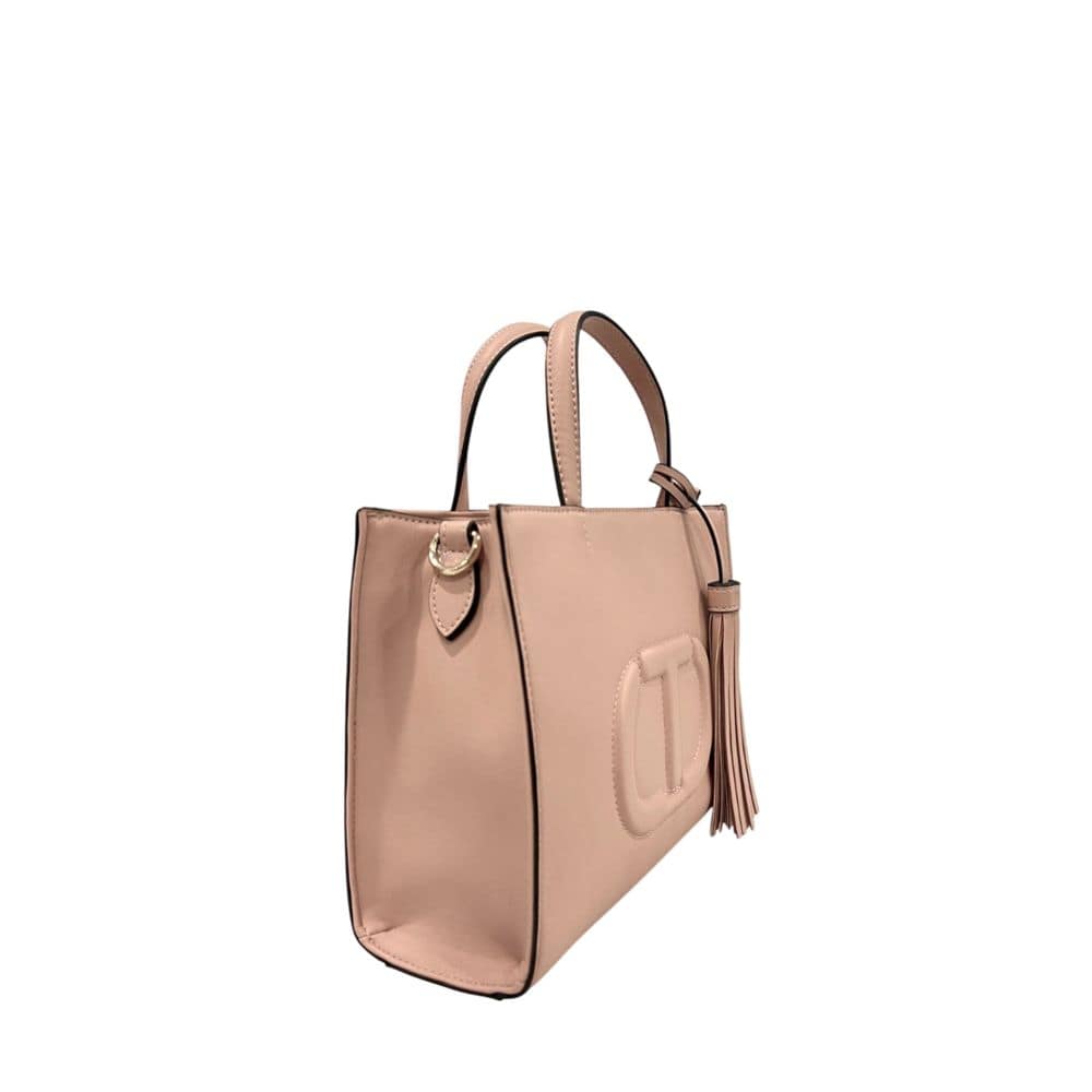 Twinset Pink PU Women Handbag - Image 2