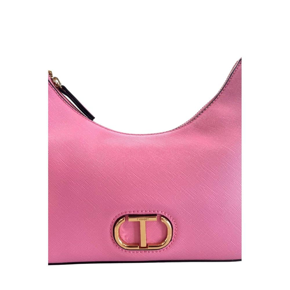 Twinset Pink PU Women Shoulder Bag - Image 5