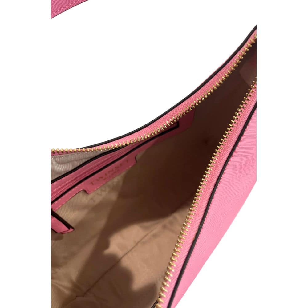 Twinset Pink PU Women Shoulder Bag - Image 6