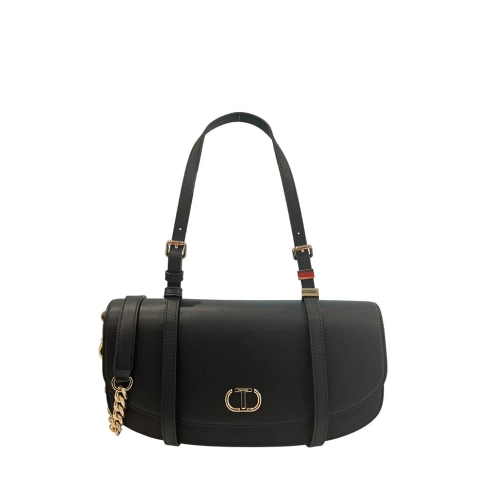 Twinset Black PU Women Shoulder Bag - Image 4