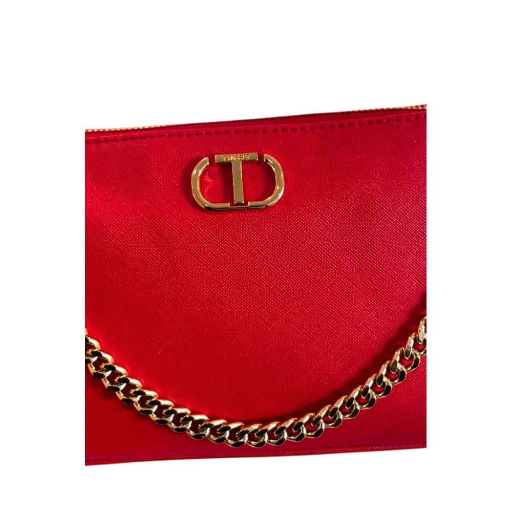 Twinset Red PU Women Crossbody Bag - Image 6