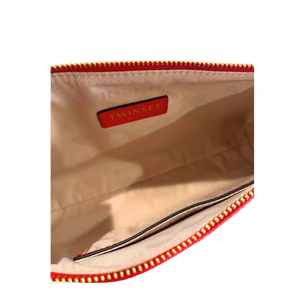 Twinset Red PU Women Crossbody Bag - Image 7