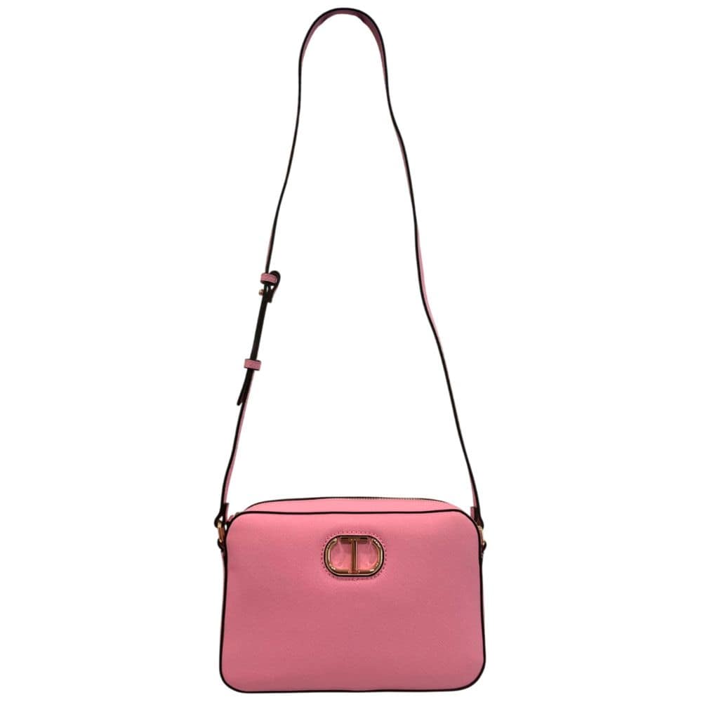 Twinset Pink PU Women Crossbody Bag - Image 4