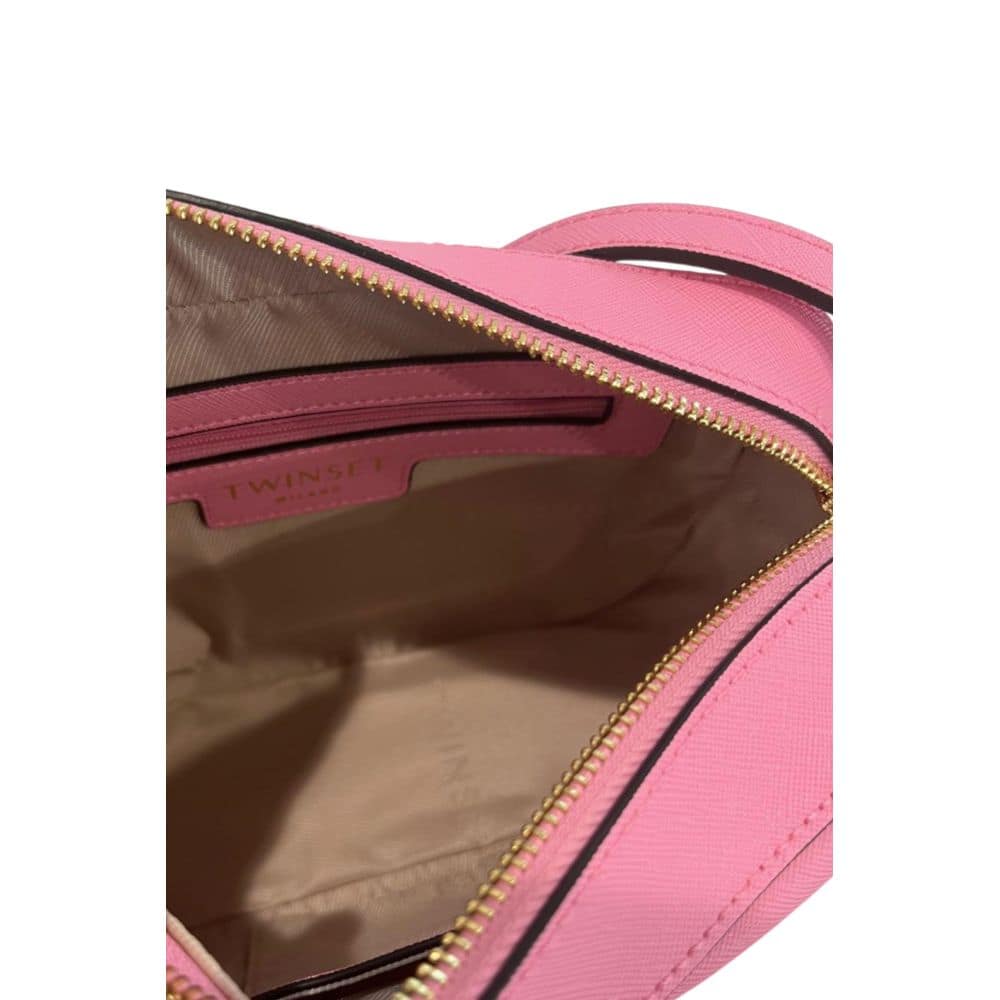 Twinset Pink PU Women Crossbody Bag - Image 7