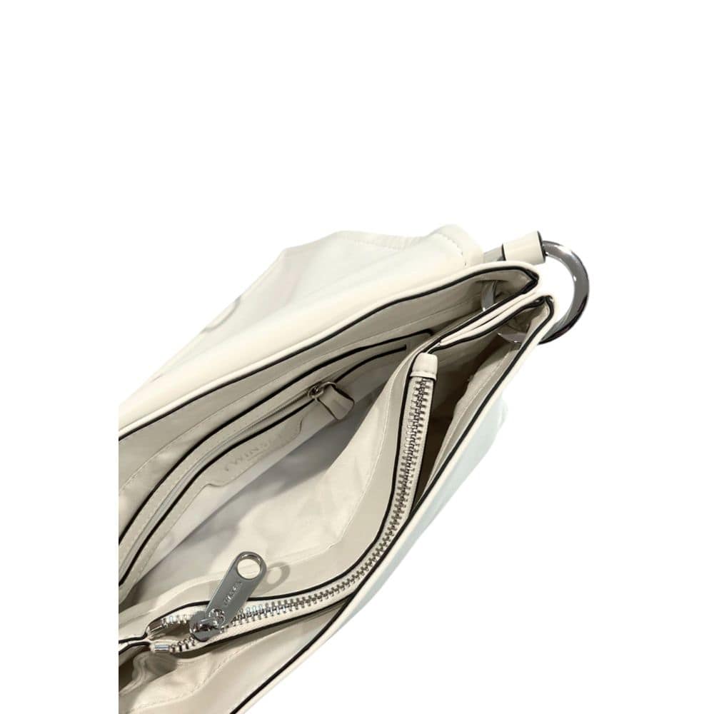 Twinset White PU Women Shoulder Bag - Image 6