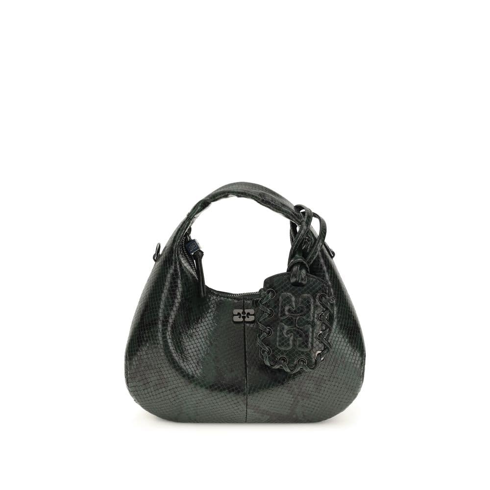 Ganni Black Recycled Polyester Handbag