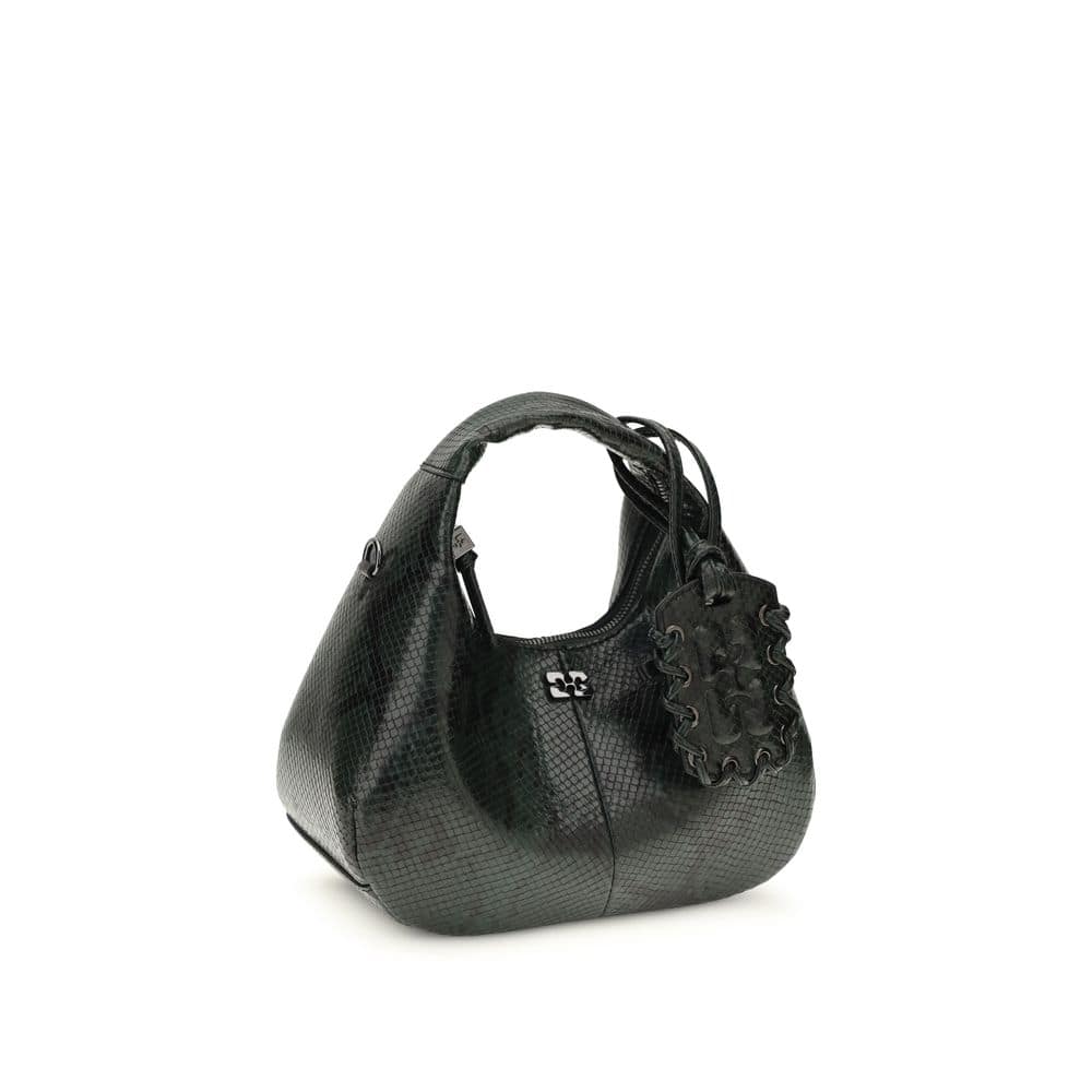 Ganni Black Recycled Polyester Handbag - Image 2