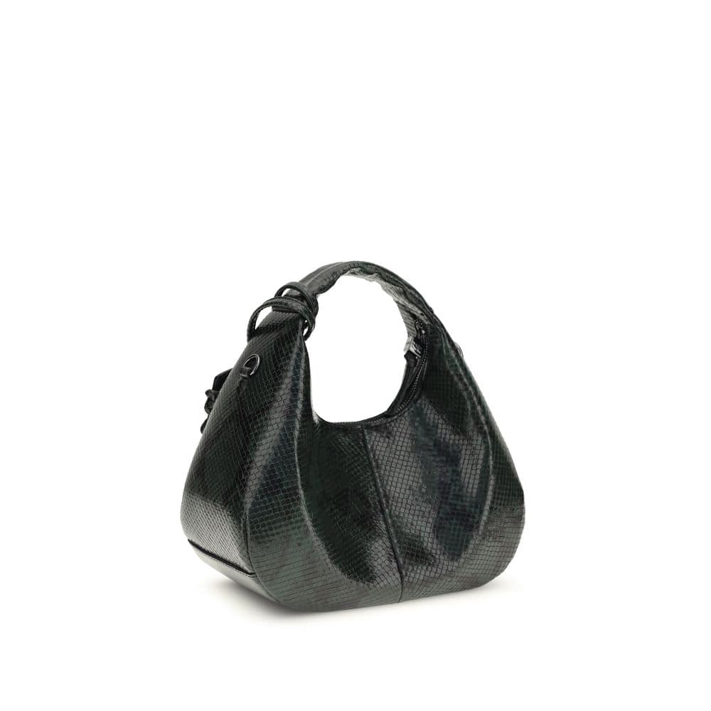 Ganni Black Recycled Polyester Handbag - Image 3