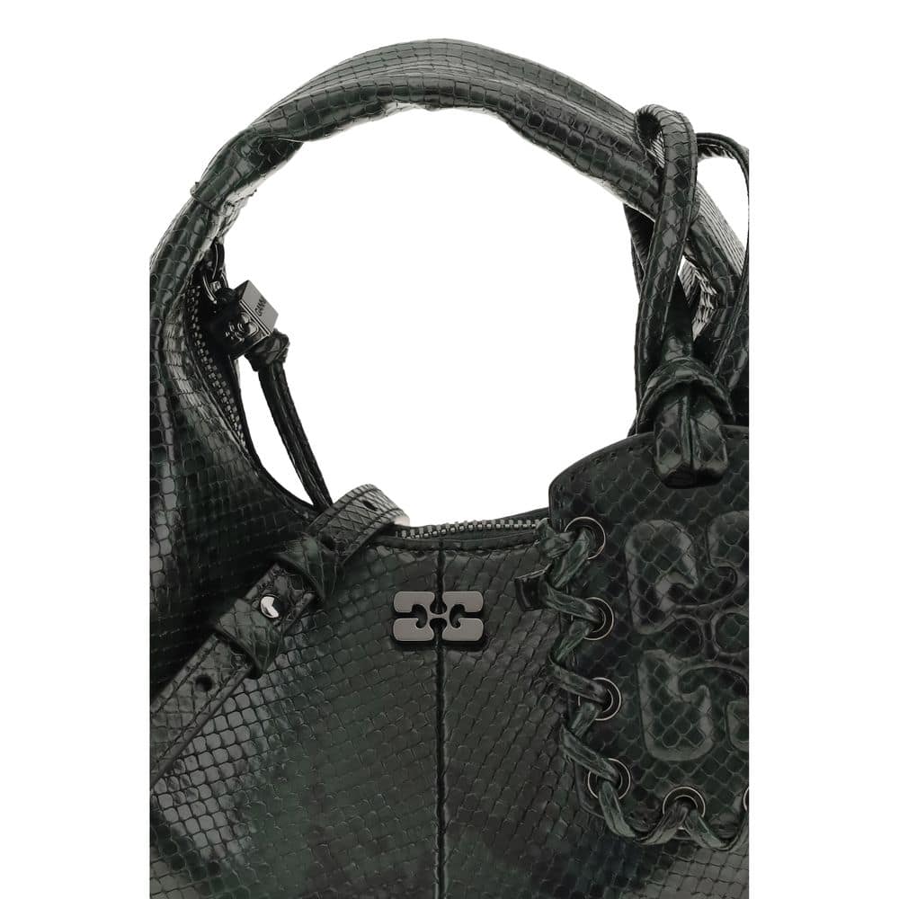 Ganni Black Recycled Polyester Handbag - Image 4