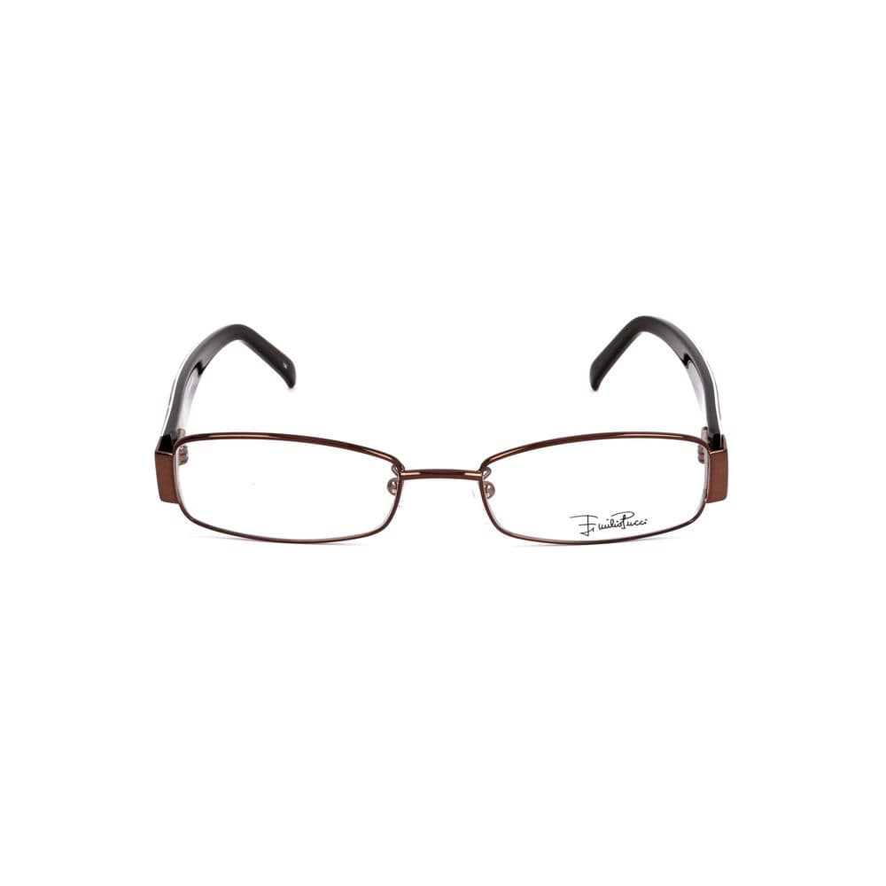 Emilio Pucci Brown Metal Glasses (Frames) - Image 2