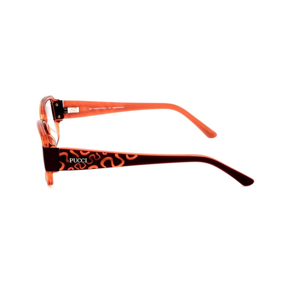 Emilio Pucci Orange Plastic Glasses (Frames) - Image 3