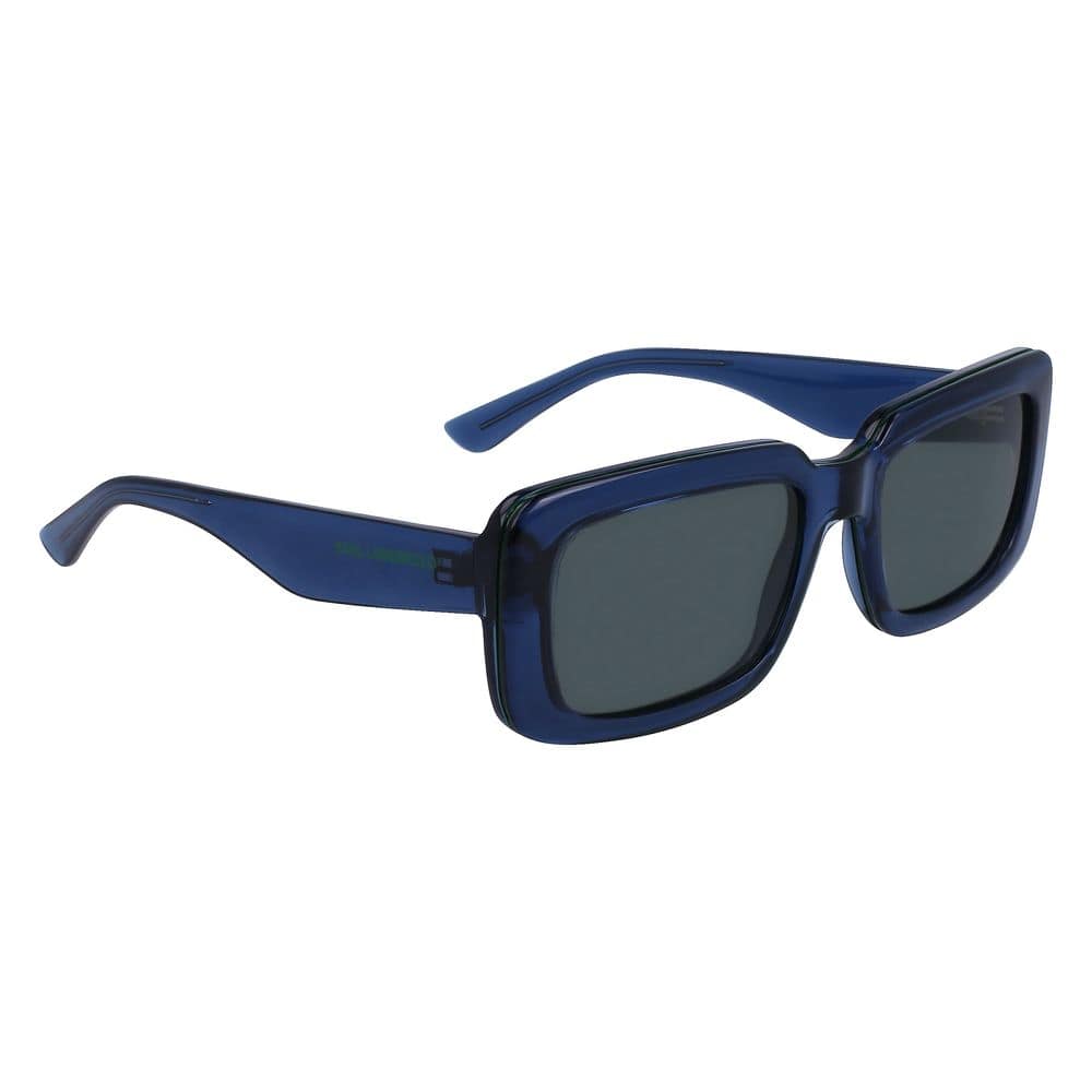 Karl Lagerfeld Blue Injected Sunglasses - Image 3