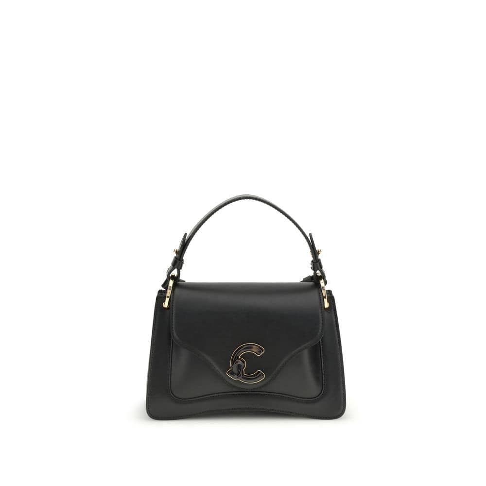Coccinelle Black Calf Leather Bos Taurus Shoulder Bag