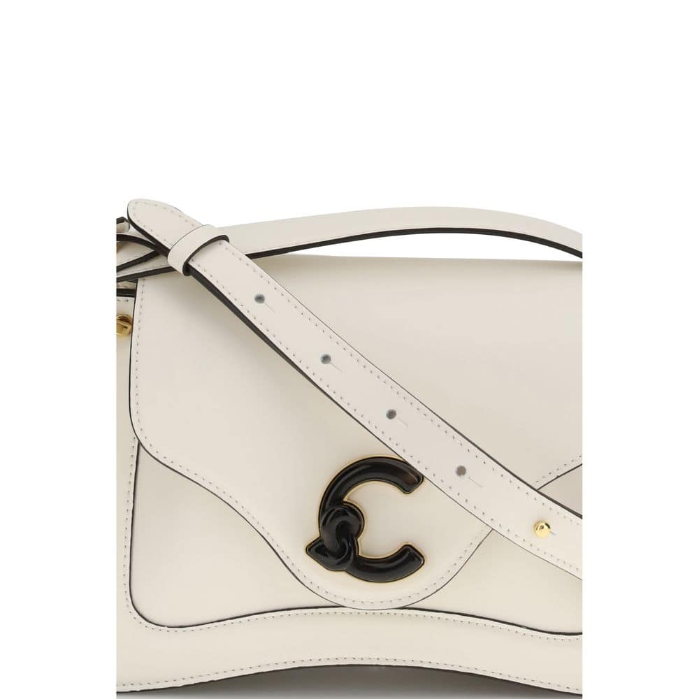 Coccinelle Beige Calf Leather Bos Taurus Shoulder Bag - Image 4