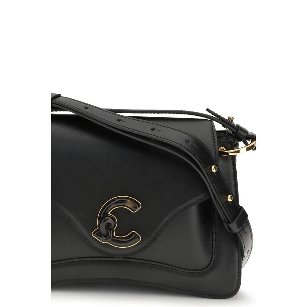 Coccinelle Black Calf Leather Bos Taurus Shoulder Bag - Image 4