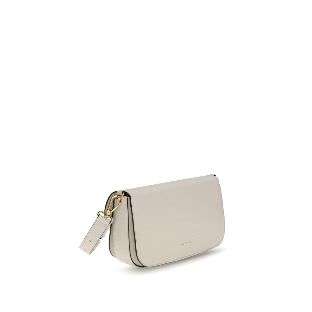 Coccinelle White Calf Leather Bos Taurus Shoulder Bag - Image 3