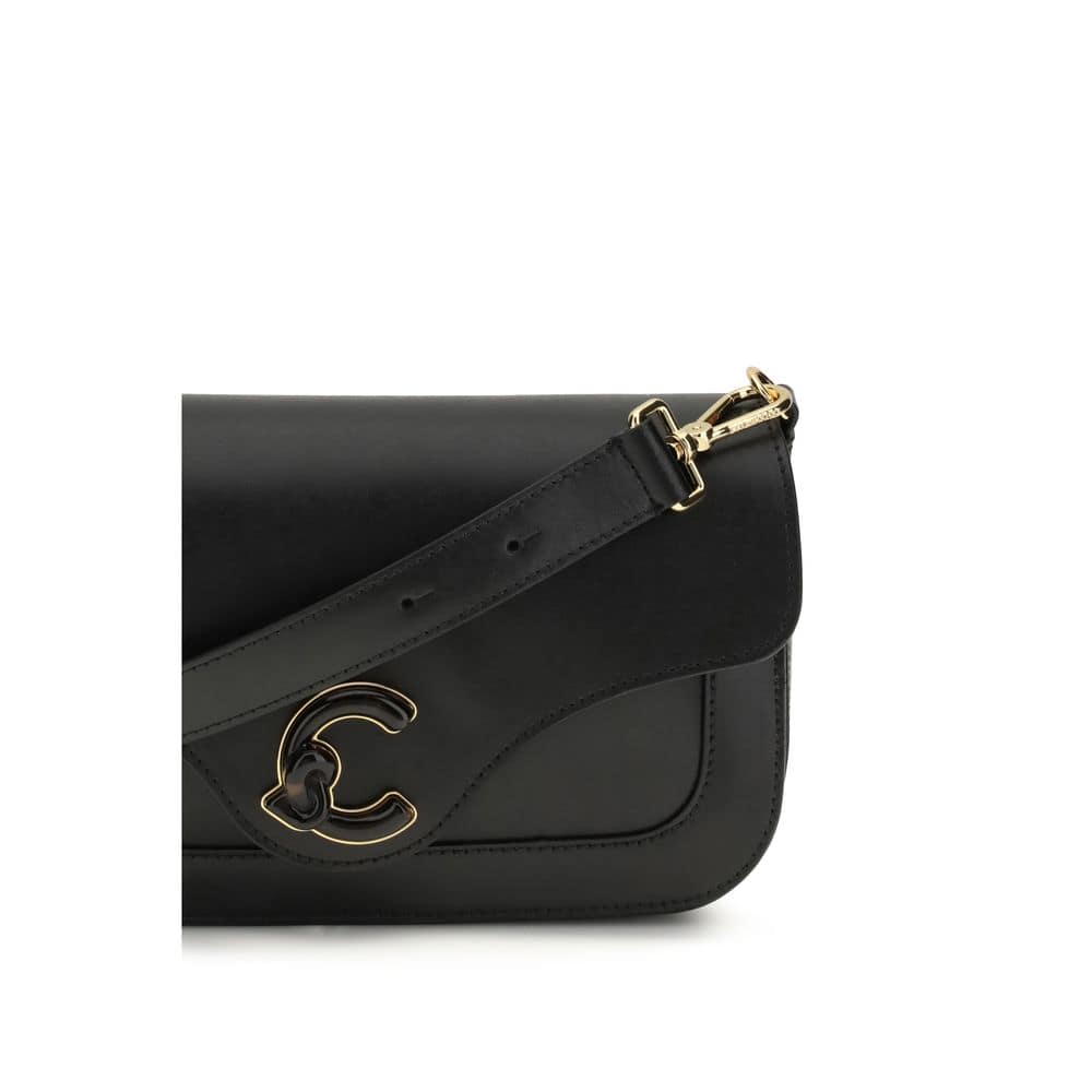 Coccinelle Black Calf Leather Bos Taurus Shoulder Bag - Image 4