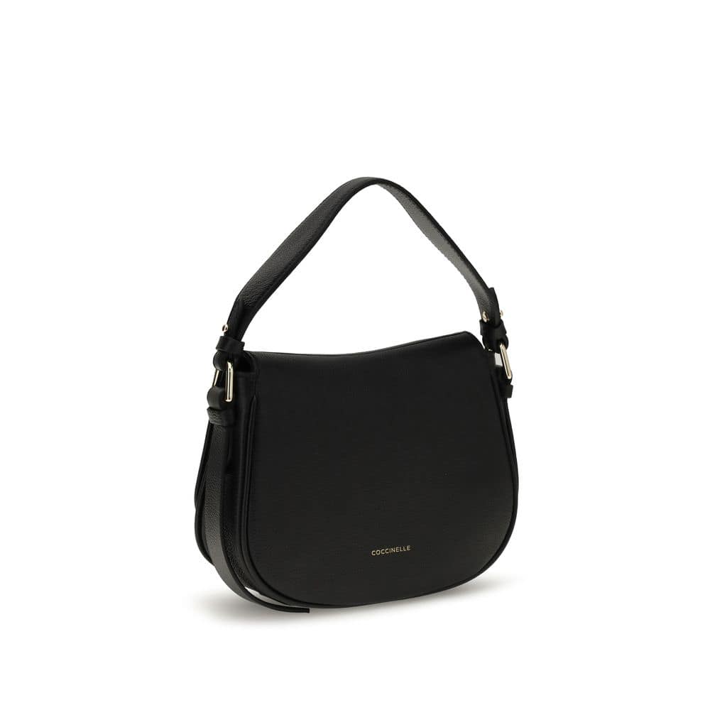 Coccinelle Black Calf Leather Bos Taurus Shoulder Bag - Image 3