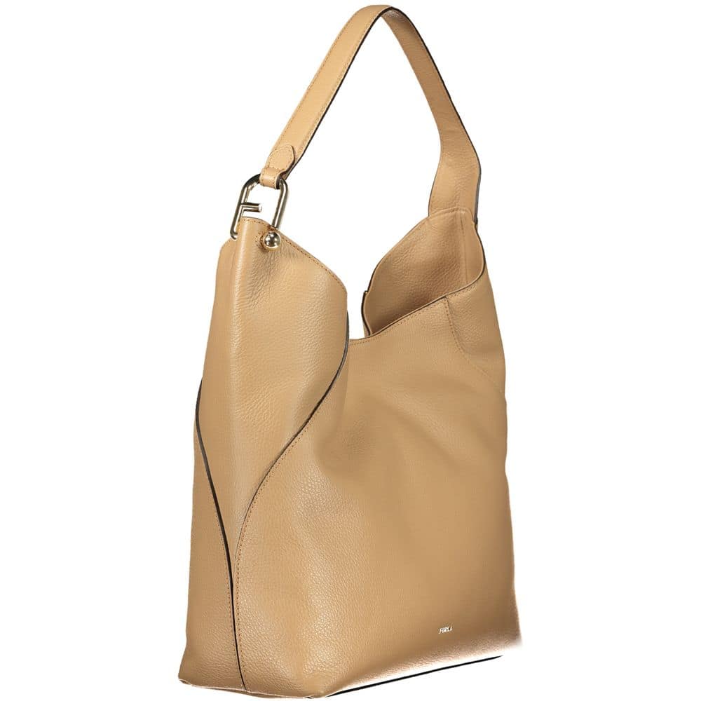 Furla Marrone Leather Women Handbag - Image 3