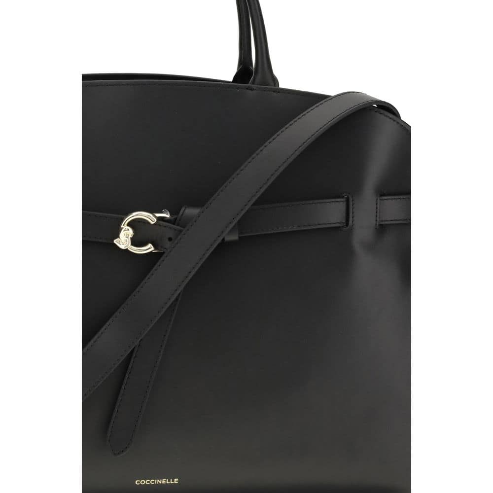Coccinelle Black Calf Leather Bos Taurus Handbag - Image 4