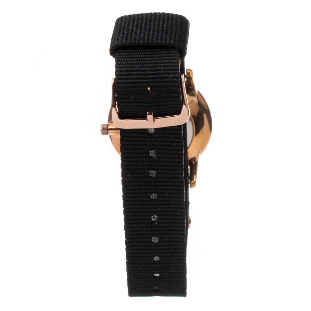 ARABIANS Black Textile Dress Watch - Image 2